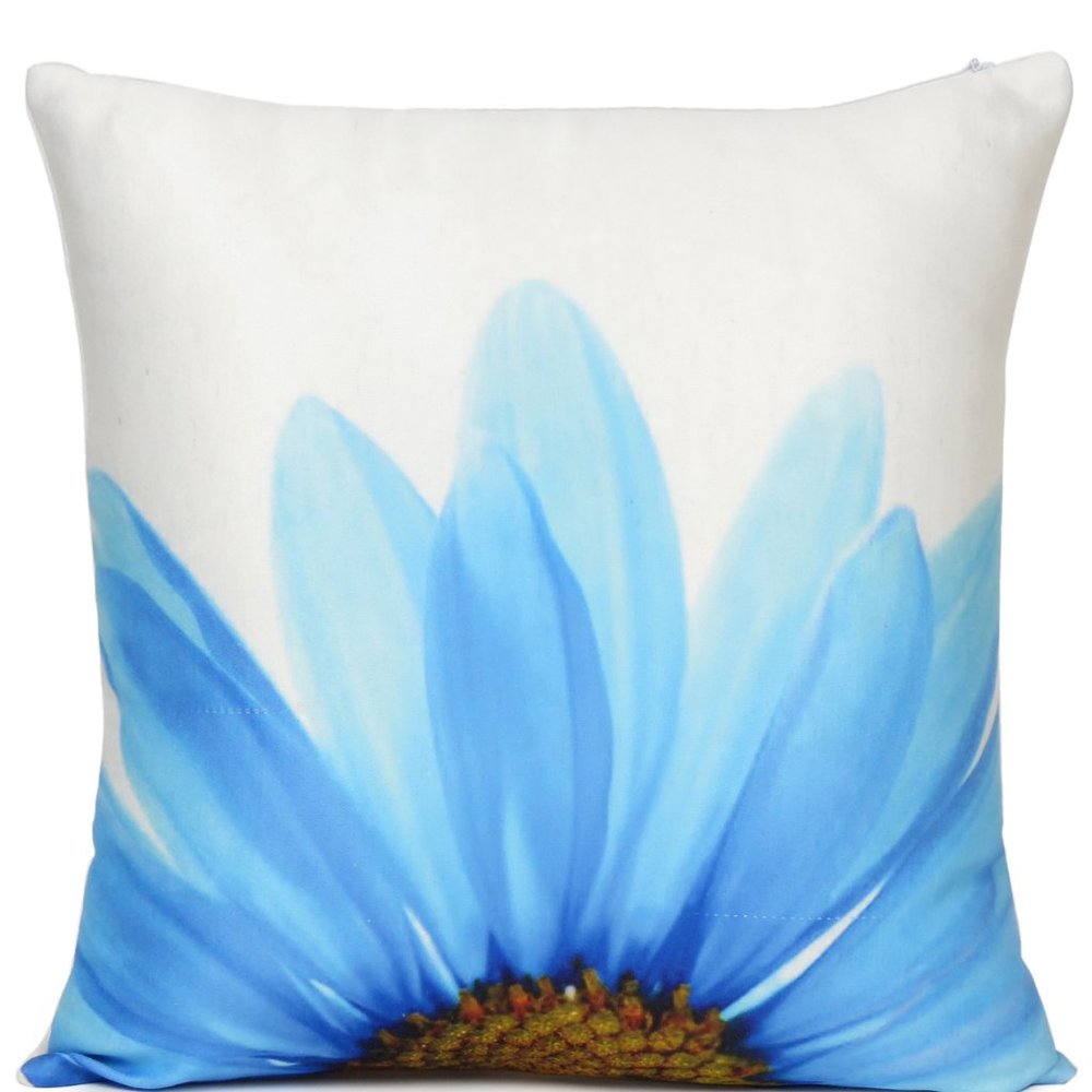 Oussum Comfortable Home Decorative Digital Floral Print Cushion Pillow Cover